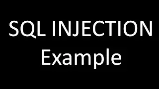 SQL Injection Example - Part 2