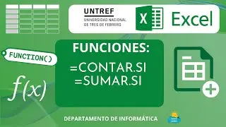 Funciones CONTAR.SI y SUMAR.SI