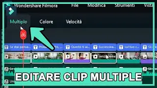 Come Editare di più Clip contemporaneamente | Wondershare Filmora Tutorial