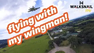 flying fpv with my wingman!