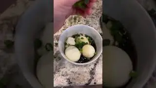 Air Fried Jammy Eggs 