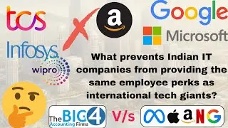 Why can't companies like TCS, Infosys & Wipro provide employee perks provide by Google & Microsoft?