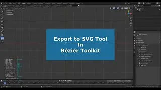 Export to SVG Op | Bézier Toolkit | Free Blender 2.8x Add-On