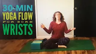 30min yoga for sore wrists (no chaturangas)