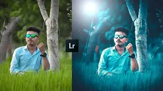 Moody Blue & Dark Effect Photo Editing In Lightroom | Lightroom editing | Lightroom mobile tutorial