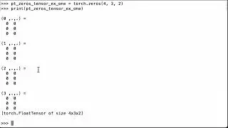 Create A PyTorch Tensor Full Of Zeros - PyTorch Tutorial