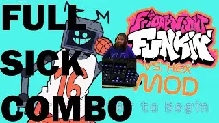 Friday Night Funkin - Hex Mod - Full Sick Combo (Dunk, RAM, HW, Glitcher, Encore) + Slight Fixes
