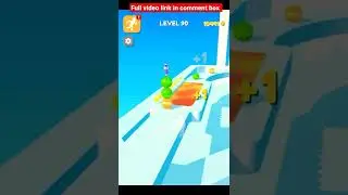Stack Rider Game | Level 90 | All levels Gameplay | Arabic Kuthu |
