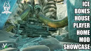 Xbox Skyrim AE: ICE BONES HOUSE Player Home Mod Showcase
