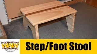 That was lucky with the router. I make a simple Step/Foot Stool - Off the cuff - Wacky Wood Works