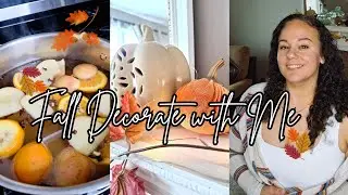 🍂FALL DECORATE WITH ME | COZY FALL DECORATING