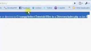 PHP Tutorials // File in A Directory