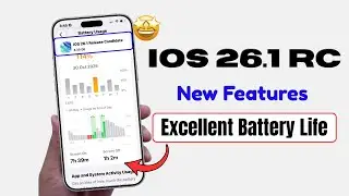 iOS 26.1 RC Excellent Battery Life & Performance | Should You update iOS 26.1 RC? in Hindi