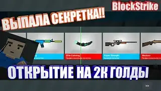 BlockStrike¦ОТКРЫТИЕ КЕЙСОВ НА 2К ГОЛДЫ ВЫПАЛА СЕКРЕТКА!!!(НЕ КЛИКБЭЙТ)