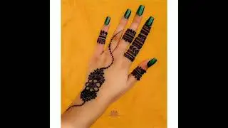 finger Mehndi newly design for girls #shorts