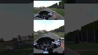 HD на правильном прямотоке и песики #мотосопровождение