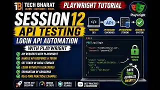 Playwright Session 12 | Semantic Locators, Locator Filtering & Dynamic Table Handling | Tech Bharat