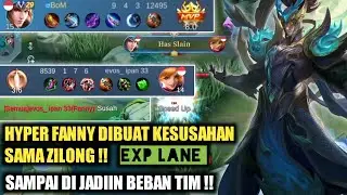 FANNY DIBUAT JADI BEBAN SAMA ZILONG | ITEM ZILONG PALING SAKIT 2022 - BUILD ZILONG TERSAKIT 2022