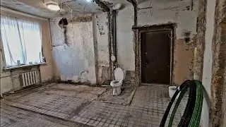 Ремонт в убитой квартире \\\The eyes are afraid, but the hands do...