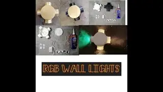 RGB | 4WAY INDOOR & OUTDOOR LIGHTS | EASYWAY MAKE AT HOME| SMD wall light..