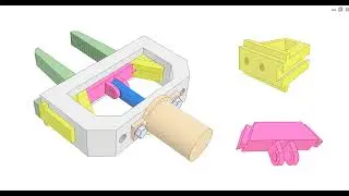 0121 - Robot gripper of wedge mechanisms