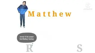 Matthew Pictures S1E3 happy birthday S
