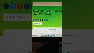 Redmi 12C (earth ) Dual IMEI Fix Firmware 100% Tested