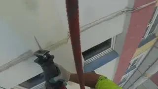 Rope Access - The best way to remove interpanel seams