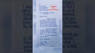 How To Write an Application to the Principal for Transfer Certificate