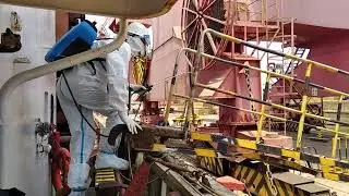 Китаец провëл саноброботку нашего парохода, 2.07.2022.