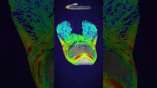 Satisfying Dream Chaser Fluid Flow Simulation CFD #Shorts