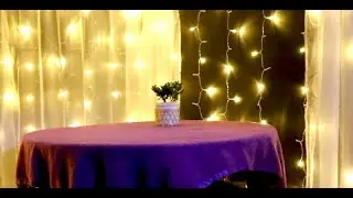 How To Put Up Curtain Lights With Supplies You Already Own