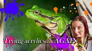 Colour pencil artist trying to learn how to paint.
