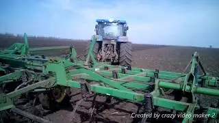Культивация перед посевом гороха( New Holland 7060 )