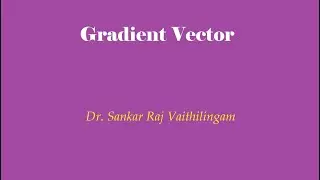 Problem on Gradient Vector