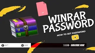 How to make a password-protected Zip file and Rar File | set password on winrar