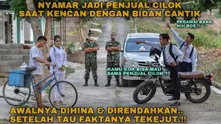 NYAMAR JADI PENJUAL CILOK SAAT KENCAN DENGAN BIDAN CANTIK!! awalnya dihina tapi lihat yang terjadi..