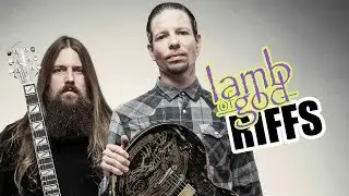 The 7 Heaviest Lamb Of God Drop D Metal Guitar Riffs Jamie Slays UK