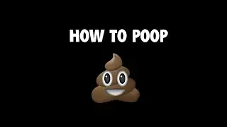 How to Poop without toilet 💩