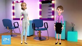 A2-B1 German Short: Hair Salon Interaction | Real-life Conversations