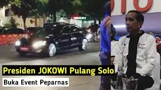 Presiden Jokowi Pulang Solo Bareng Ibu Iriana Buka Peparnas