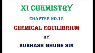 Chemical equilibrium (1)