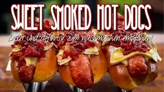 Smoked Hot Dogs - Hot Dogs mal anders und GEIL #bbq #grillen #rezept #hotdog #rezeptideen