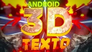 COMO FAZER TEXTO 3D NO ANDROID !!