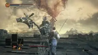 Dark Souls III. SL8. Доспехи драконоборца против катаны (no damage)