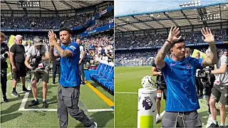 😍Sancho got ovation from fans as he unveiled as a Chelsea player