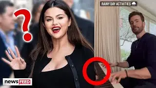 Fans SPECULATE Selena Gomez’s Reflection Is In Chris Evans’ Piano Video!