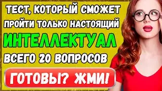Тест, который сможет пройти только настоящий интеллектуал