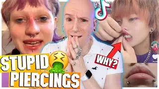 DIY Belly Button Piercing WITH A NAIL! | New TikTok Piercing Fails | Roly Reacts