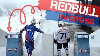 Скоростной спуск на коньках или REDBULL IceCROSS.